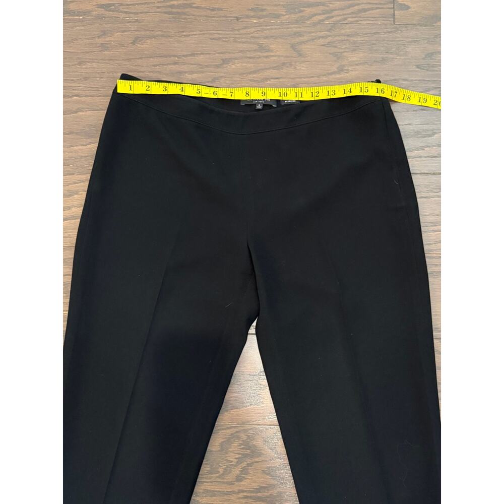 Lafayette 148 New York Bleecker Slim Fit Black Dress Pants Size 6 EUC - Picture 5 of 8